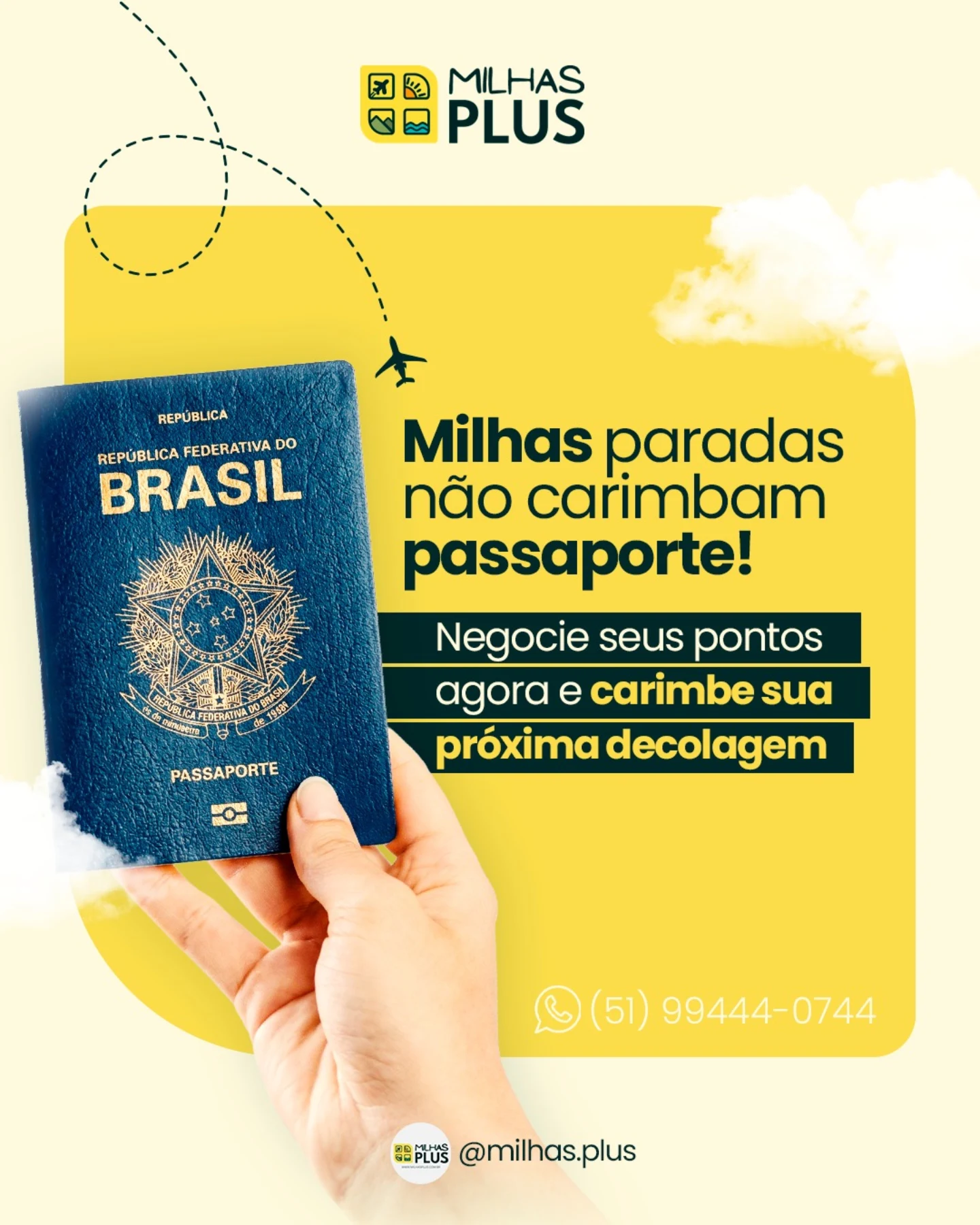 Post de milhas.plus