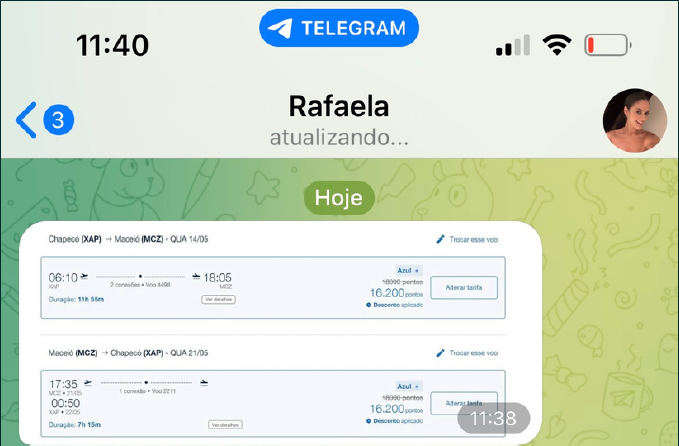 Print de trecho para cotação